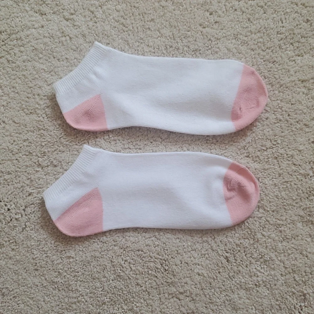 Cherokee Socks Neon Yellow, White W/Orange, Purple And Pink NWOT